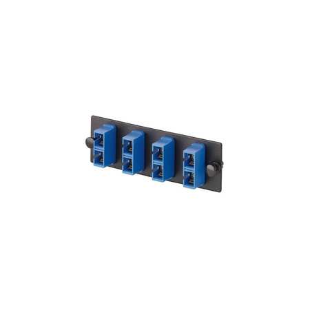 PANDUIT FIBRE PANEL PRELOADED WITH, BLUE SC DUPLEX ADAPTERS, (CERAMIC) ROHS FAP3WBUDSCZ